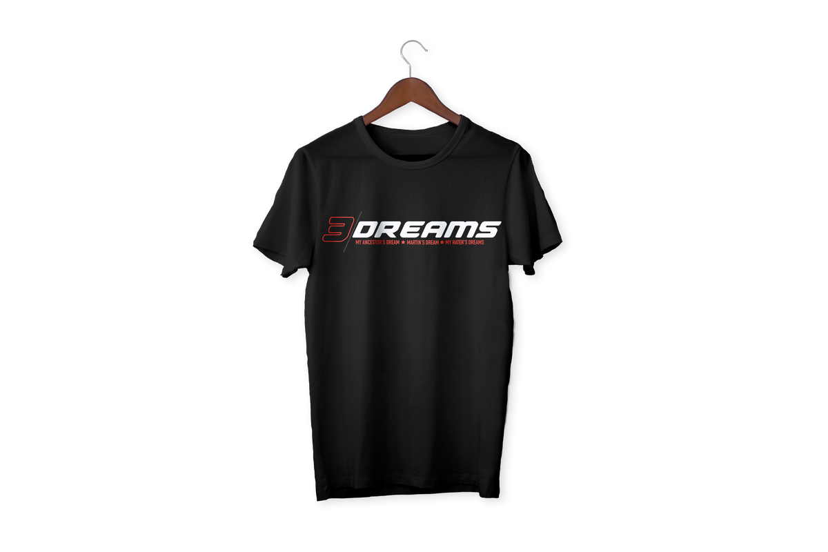 3 DREAMS TEE BLACK