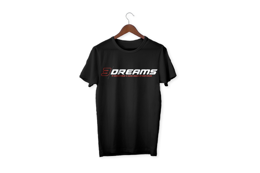 3 DREAMS TEE BLACK