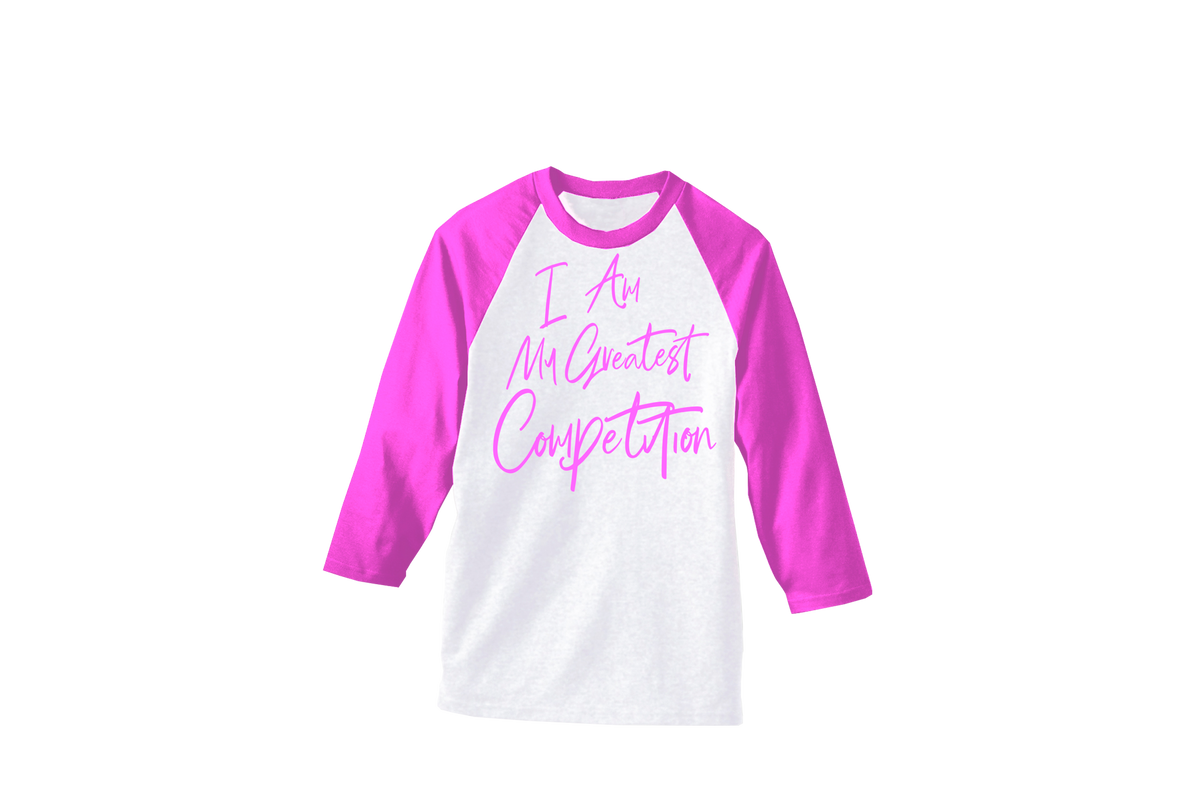 IAMGC BASEBALL TEE PINK